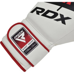 RDX Boxerské rukavice F7 Ego - bílo/červené