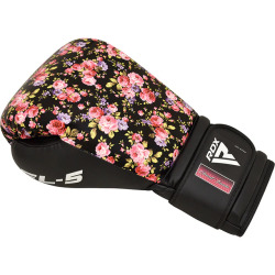 RDX Boxerské rukavice FL6 Floral - černé