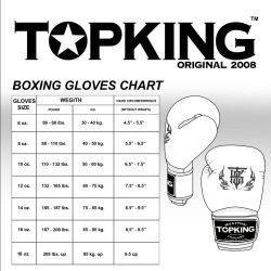 Boxerské rukavice TOP KING Super Air Single Tone - Bílé