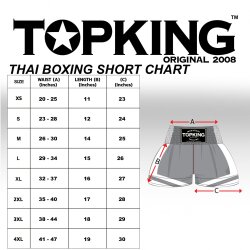 TOP KING trenky na Thajský box TKTBS-242