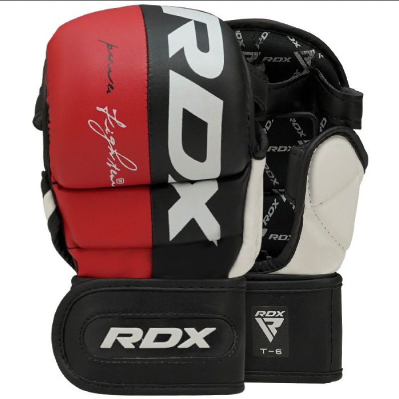 RDX MMA Rukavice REX T6 - 7 oz červené