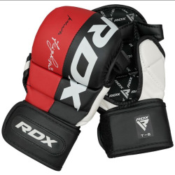 RDX MMA Rukavice REX T6 - 7 oz červené