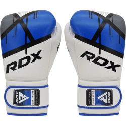 RDX Boxerské rukavice F7 Ego - bílo/modré