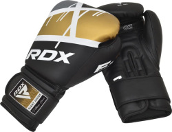 RDX Boxerské rukavice F7 Ego - černo/zlaté