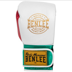 Boxerské rukavice BENLEE METALSHIRE - bílo/zelené