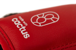 Boxérská přilba ADIDAS cactus kůže - červená