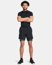 Under Armour Kompresní šortky HG Printed - zelené