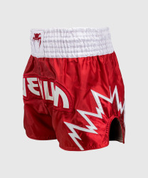 Thai trenýrky Venum Inferno - červeno/bílé