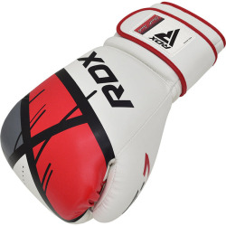 RDX Dětské Boxerské rukavice J7 6oz - bílo/červené