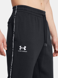 Pánské tepláky UNDER ARMOUR UA Icon Fleece Jgr Taping - černé