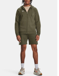 Pánská mikina UNDER ARMOUR UA Rival Fleece FZ - zelená
