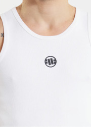 Pitbull West coast Pánské tílko Small Logo Rib 240 - bílé