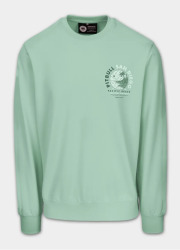PitBull West Coast Pánska mikina PLANET SURF - mint