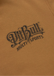 PitBull West Coast Pánska mikina MULTISPORT KPZ - hnědá
