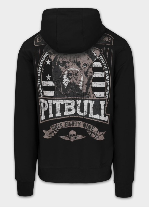 PitBull West Coast Pánska mikina TROUBLEMAKER KPZ - černá