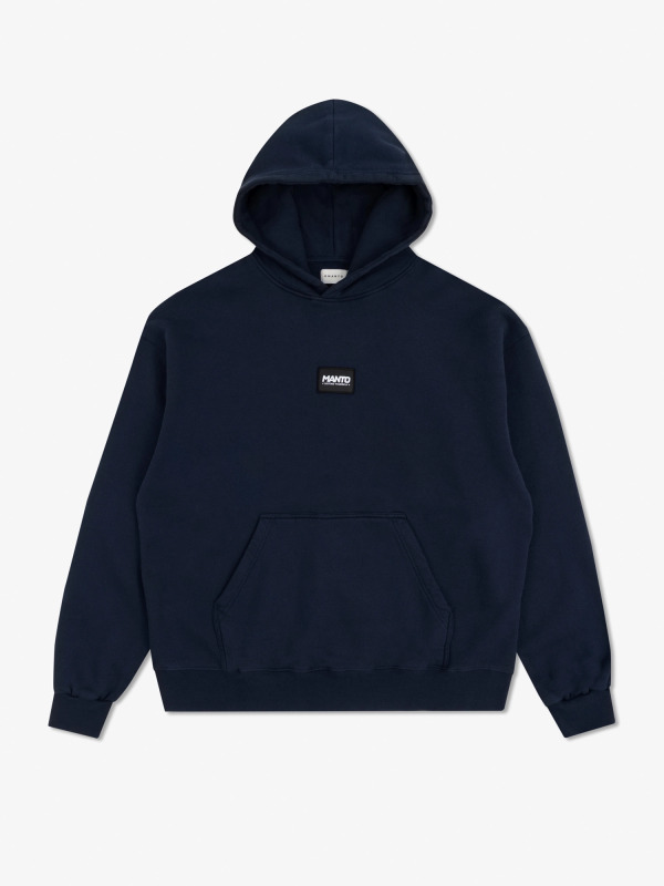 MANTO Pánska mikina LABEL 25 OVERSIZE - tmavě modrá