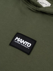 MANTO Pánska mikina LABEL 25 OVERSIZE - zelená