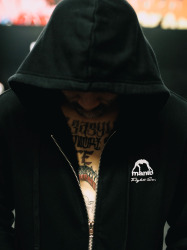 MANTO Pánska mikina FIGHT COMPANY - černá