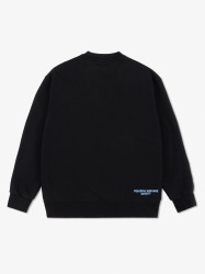 MANTO Pánska mikina crewneck SOCIETY - černá