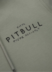 PitBull West Coast Pánská mikina MT FUJI KPZ - šedo/zelená