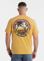 PitBull West Coast Triko Denim Washed OCEANSIDE - žluté