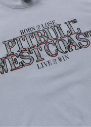 PitBull West Coast Triko Ace Of Spades 190 Denim Washed - modré