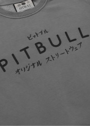 PitBull West Coast Pánská mikina MT FUJI crewneck - zeleno/šedá