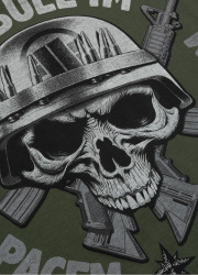 PitBull West Coast Triko PARA BELLUM - tmavě zelené