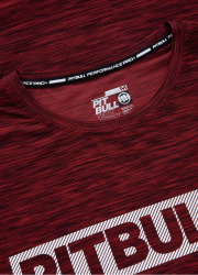 PitBull West Coast Funkční Triko Casual Sport Hilltop - červené