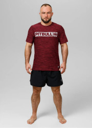 PitBull West Coast Funkční Triko Casual Sport Hilltop - červené