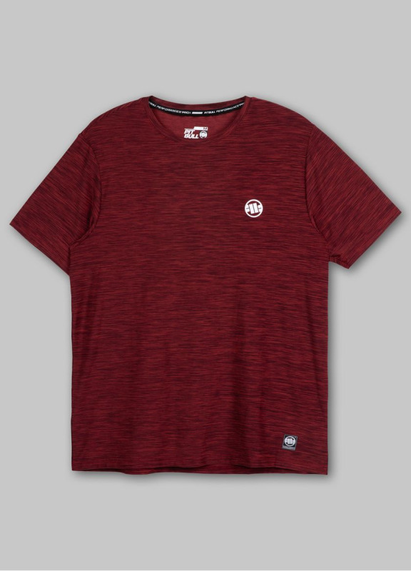 PitBull West Coast Funkční Triko Casual Sport Small Logo  - červené