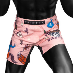 Pánské MMA šortky FAIRTEX Tombstone - růžové