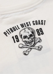PitBull West Coast Triko OLDSCHOOL RAZOR - bílé