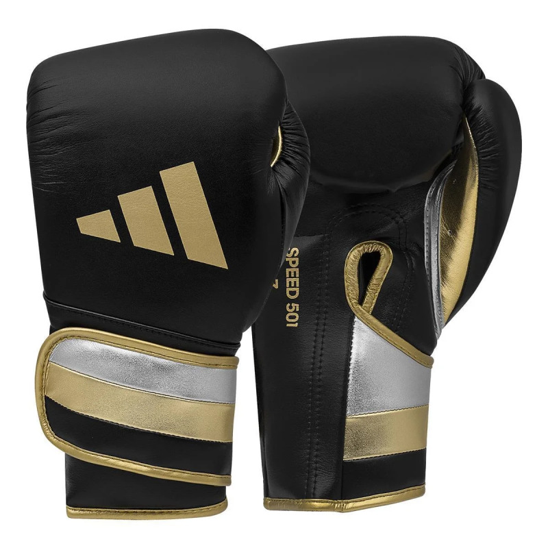 Boxerské rukavice Adidas Speed 501 - černo/zlaté
