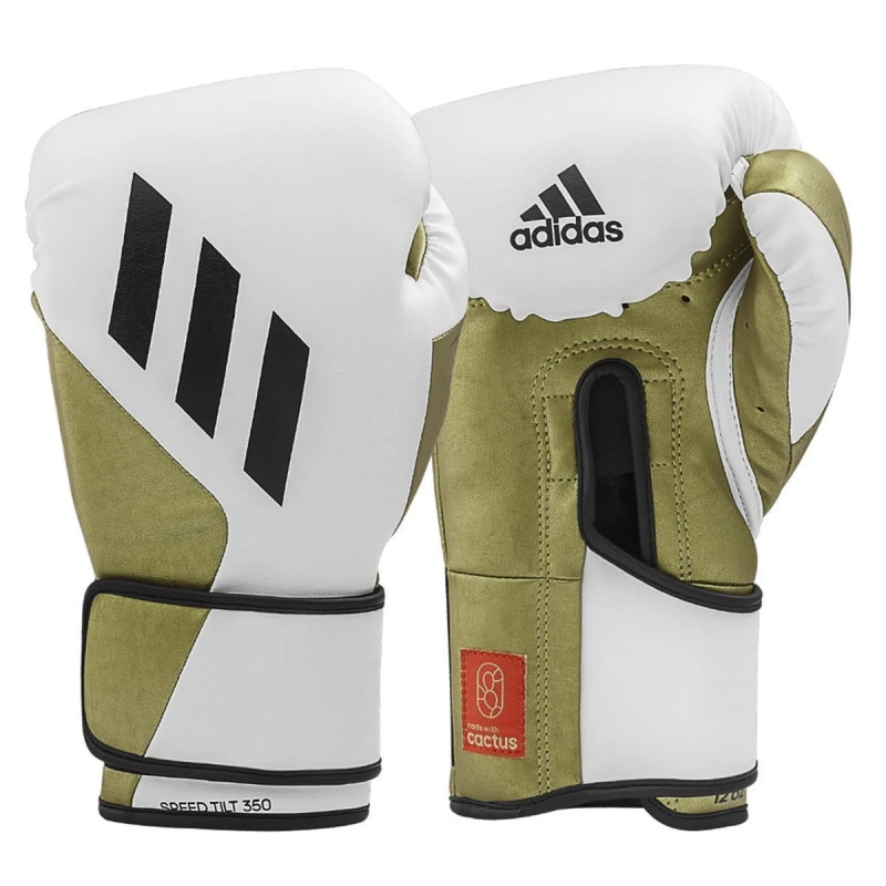 Boxerské rukavice Adidas Speed Tilt 350V - bílo/zlaté