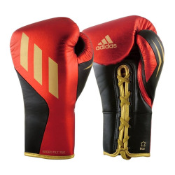 Boxerské rukavice Adidas Speed Tilt 750 - červeno/černo/zlaté
