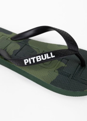 PitBull West Coast Žabky PITBULL CAMO - maskáčově zelené