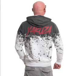 Pánská mikina Yakuza Splash Allover - černo/bílá