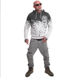 Pánská mikina Yakuza Splash Allover - černo/bílá