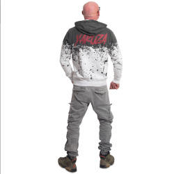 Pánská mikina Yakuza Splash Allover - černo/bílá