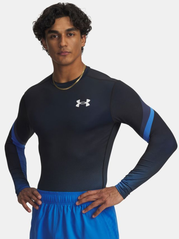 Pánské Funkční triko Under Armour UA Heatgear Sub Crew LS - černé