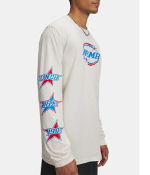 Pánská Triko UNDER ARMOUR UA Stacked Stars - krémově bílé