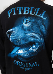 PitBull West Coast Pánská mikina MIDNIGHT crewneck - černá