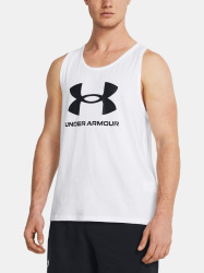 Under Armour Pánské tílko SPORTSTYLE LOGO - bílé