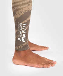 Kompresní legíny UFC Adrenaline by Venum Fight Week Performance - desert Camo