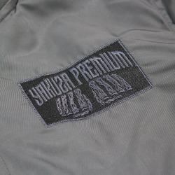 Yakuza Premium Pánská bomber bunda 3961 - tmavě šedá