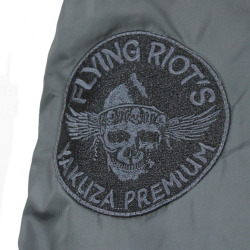 Yakuza Premium Pánská bomber bunda 3961 - tmavě šedá