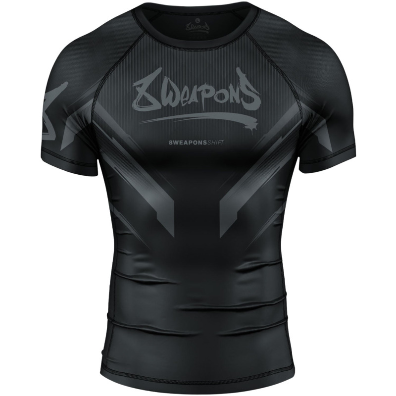 8 WEAPONS Rashguard Shift - matně černé