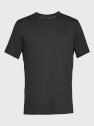 Pánské triko Under Armour Sportstyle Left Chest Ss - černé