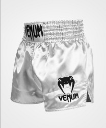 Thai trenýrky VENUM CLASSIC - stříbrné